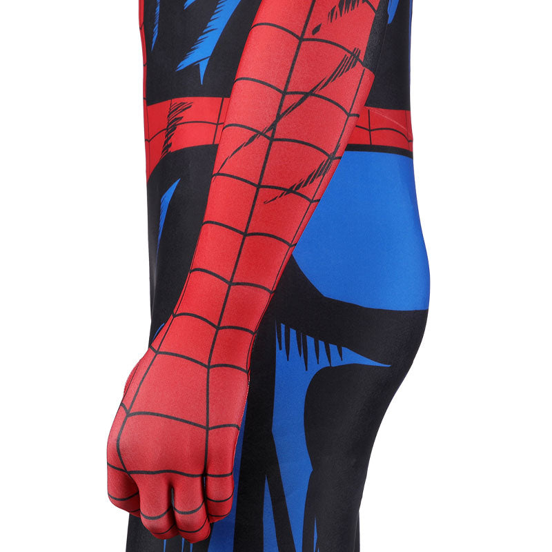 The Amazing Spider-Man Peter Parker Jumpsuits Cosplay Costume — back view