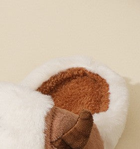Cow Cotton Slippers Winter Plush Household — packaging