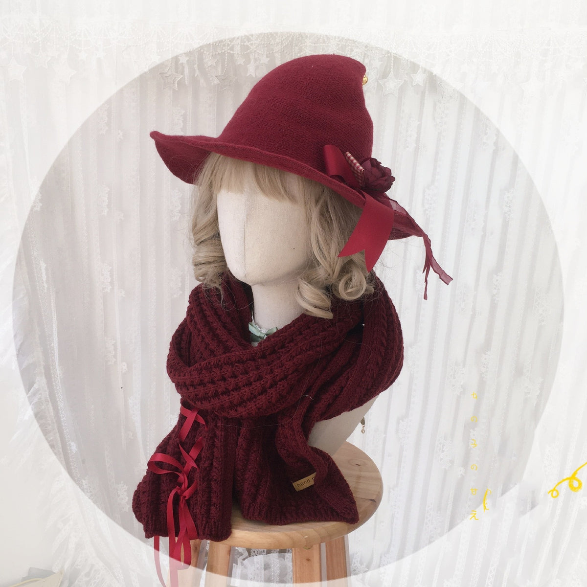 Element Witch Hat Daily Lolita Style Knitted | Magic Stories