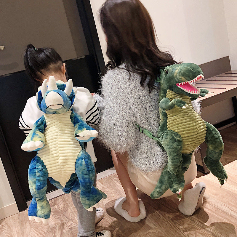 Cartoon Big Dinosaur Plush Toy Backpack | Magic Stories