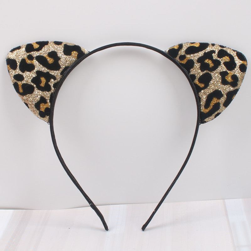 New Glitter Flocking Cat Ears Headband | Magic Stories