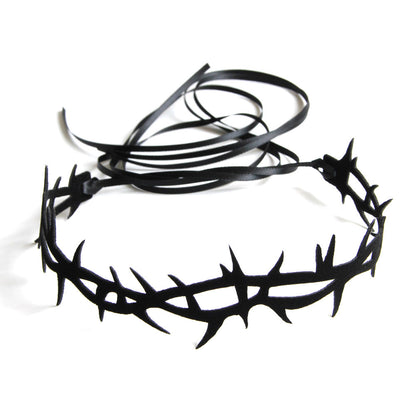 Halloween Witch Cosplay Thorns Necklace — side view