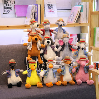 Long Neck Duck Doll Plush Dog Plush Toy Doll — back view
