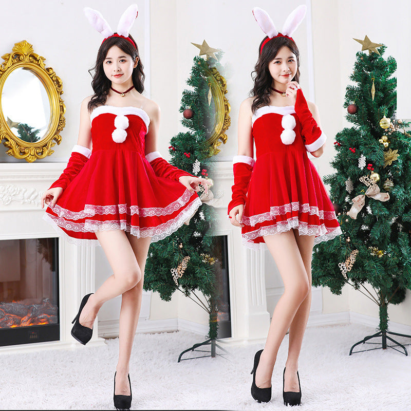 Maid Costume Bunny Christmas Costume — detail