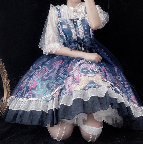 Original Design Lolita Dress Suspender Jsk | Magic Stories