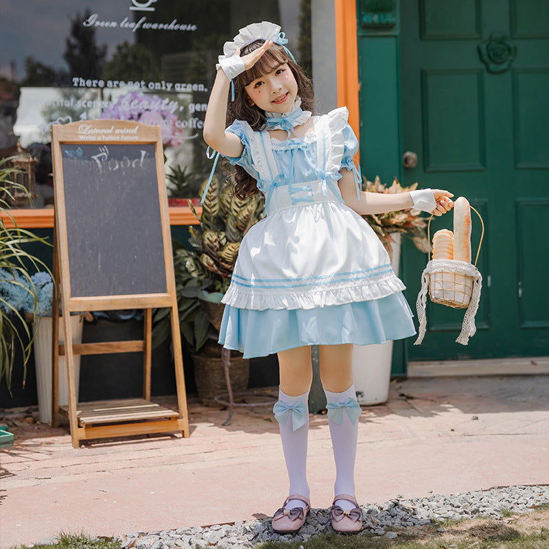 Japan Girl's Black Maid Costume Loli Maid | Magic Stories