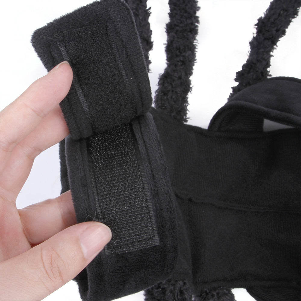 Pet Halloween Funny Spider Chest Back Creative Cat Dog Small Dog Transformation Costume For Dogs Cats Party — back view