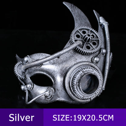 Mechanical Steampunk Retro Half Face Mask | Magic Stories
