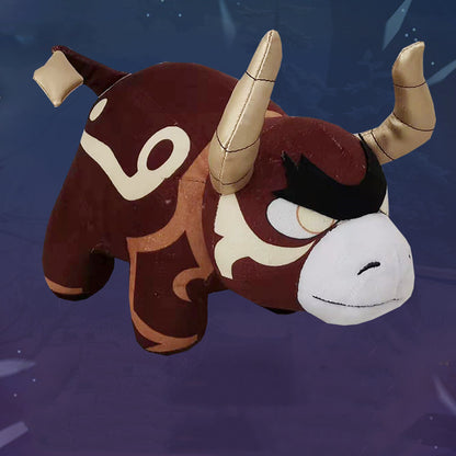 Dog Plush Doll Wild Dragon Fighting Rock Cow Props — scale reference