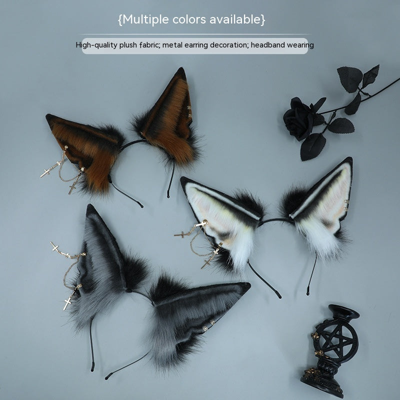 Plush Simulation Animal Ears Headband