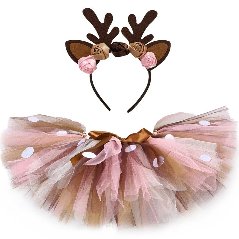 Devil Vintage Baby Cosplay Girl Halloween Costume For Kids — detail