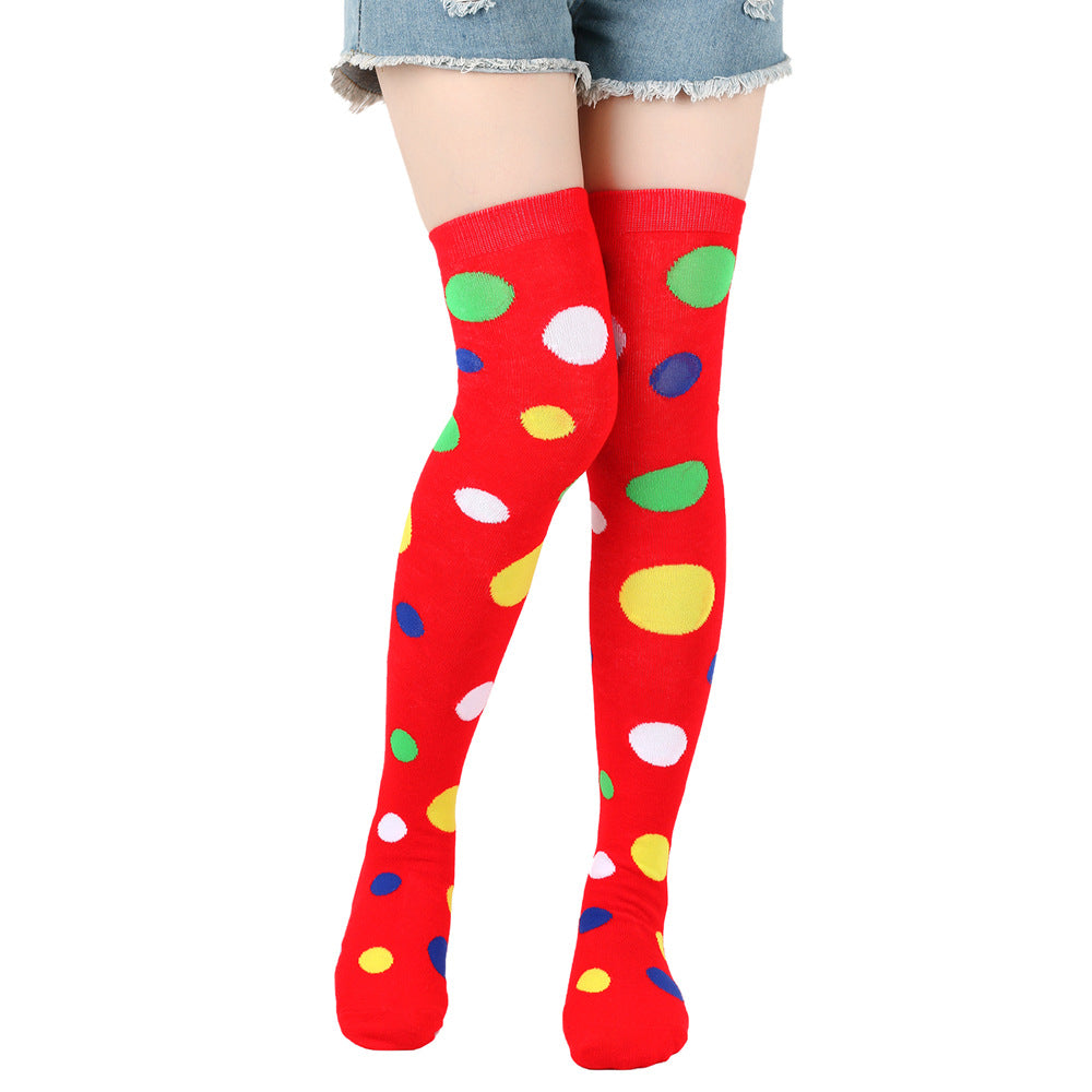 Clown Stockings Dot Halloween Costume | Magic Stories