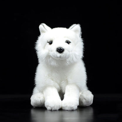 Simulation White Fox Arctic Fox Doll Plush | Magic Stories