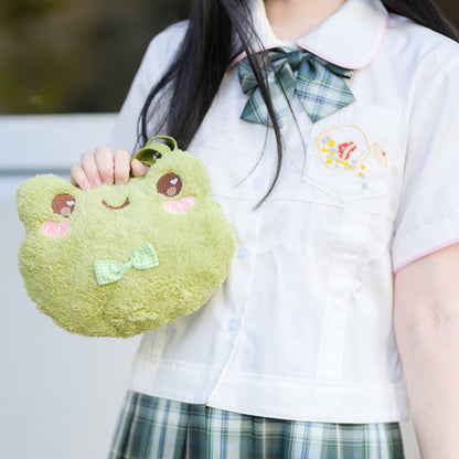 Plush Bag Cross-body Cute Plush Frog Doll — detail