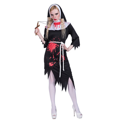 Bloodstained nun zombie costume | Magic Stories