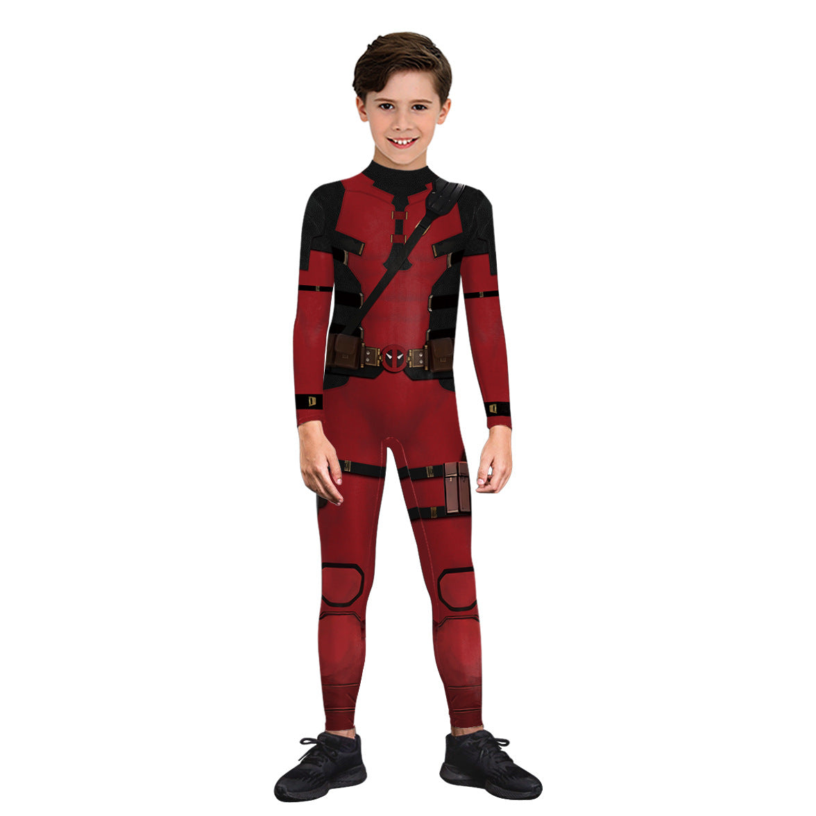 Foreign Trade Explosions Halloween Movie Cos Clothing Wolverine Costume Play Clothing Printed Jumpsuit — detail