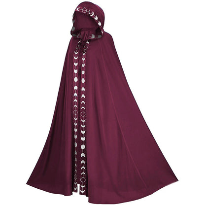 Hooded Cloak Medieval Renaissance 5 Color | Magic Stories