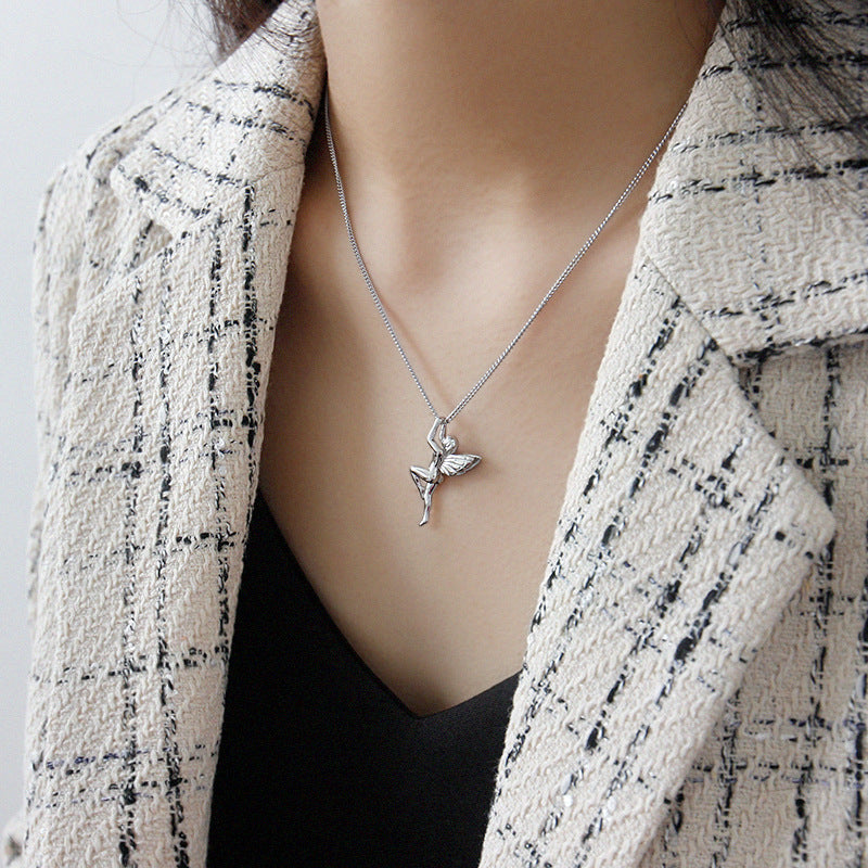 Harajuku Wind Guardian angel necklace | Magic Stories