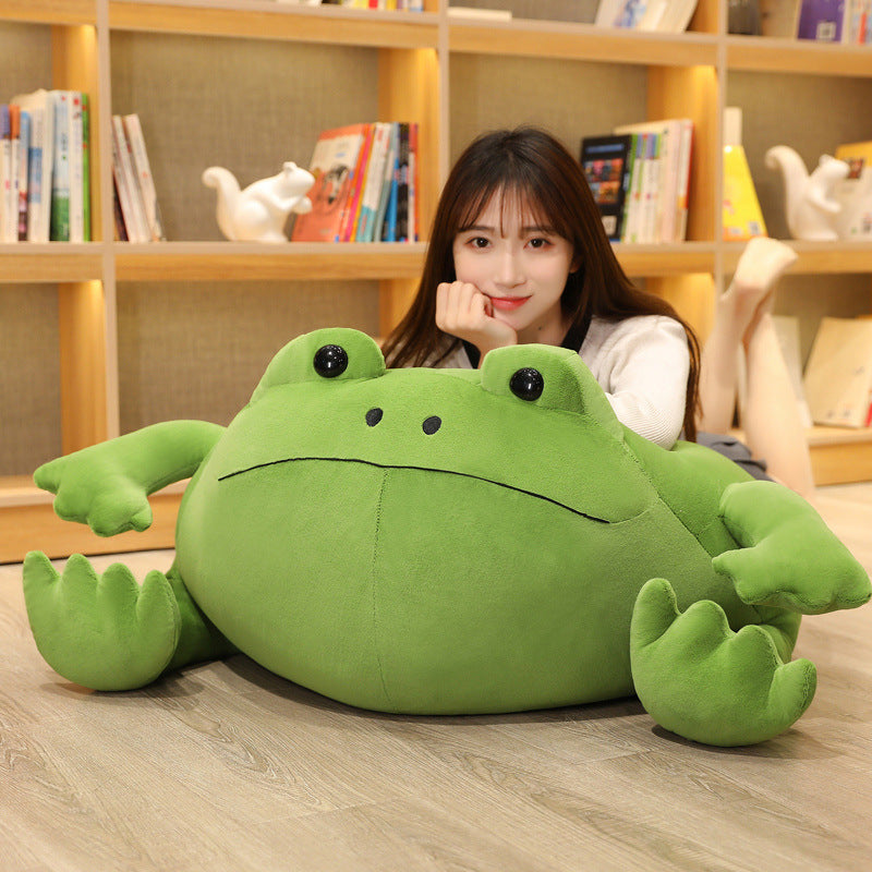 Household Fashion Frog Plush Doll Cartoon — scale reference