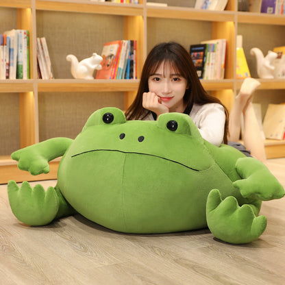 Household Fashion Frog Plush Doll Cartoon — scale reference