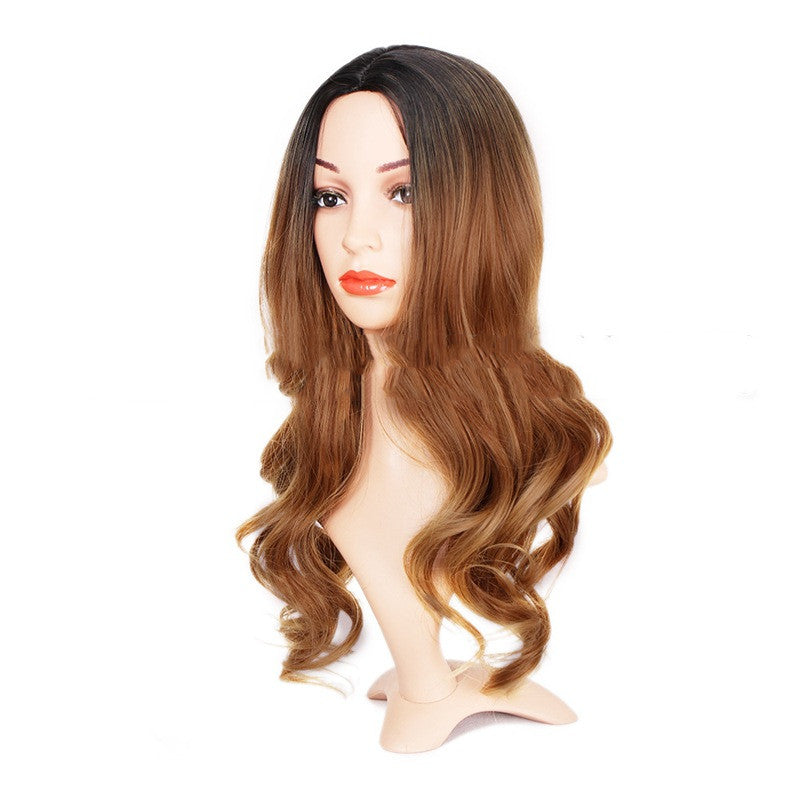 Wig foreign trade wig female gradient chemical fiber wig wig — detail