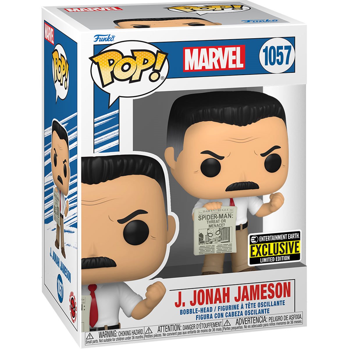 J. Jonah Jameson Pop — back view