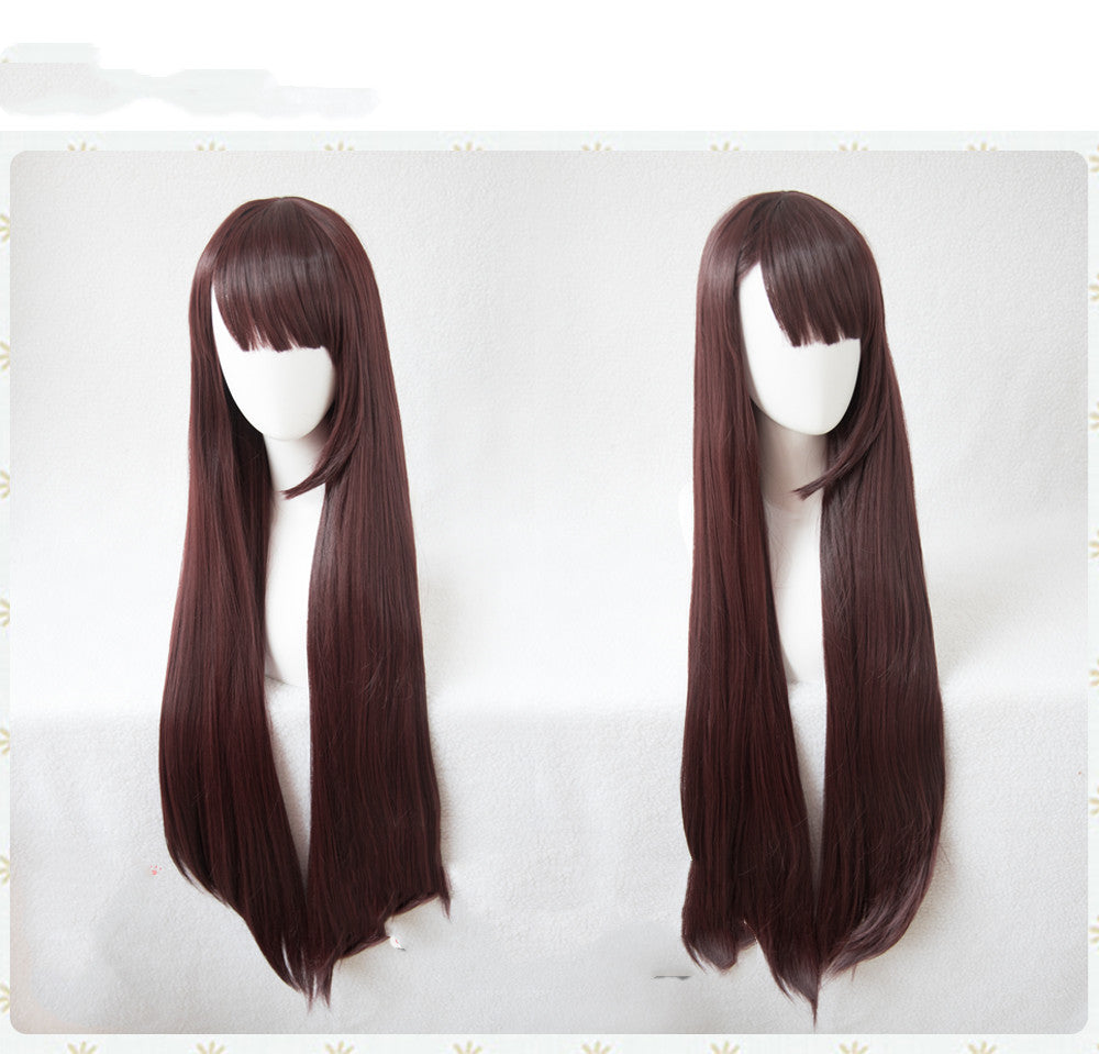 Akagi cosplay wig — side view