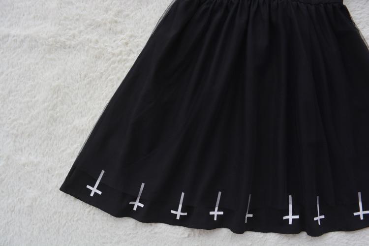 Harajuku Gothic Lolita Dress — back view