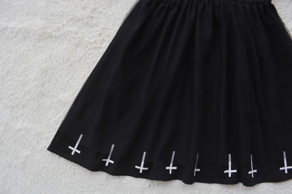 Harajuku Gothic Lolita Dress — back view