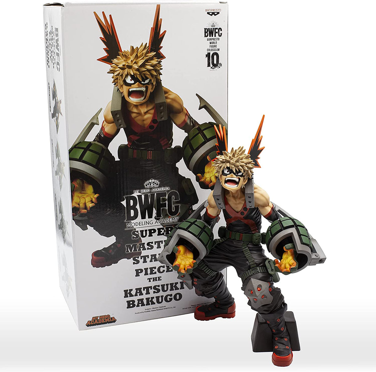 MHA - Katsuki Bakugo [The Brush] - Bp World Figure Col. Modeling - Academy Super Master Stars Piece — side view