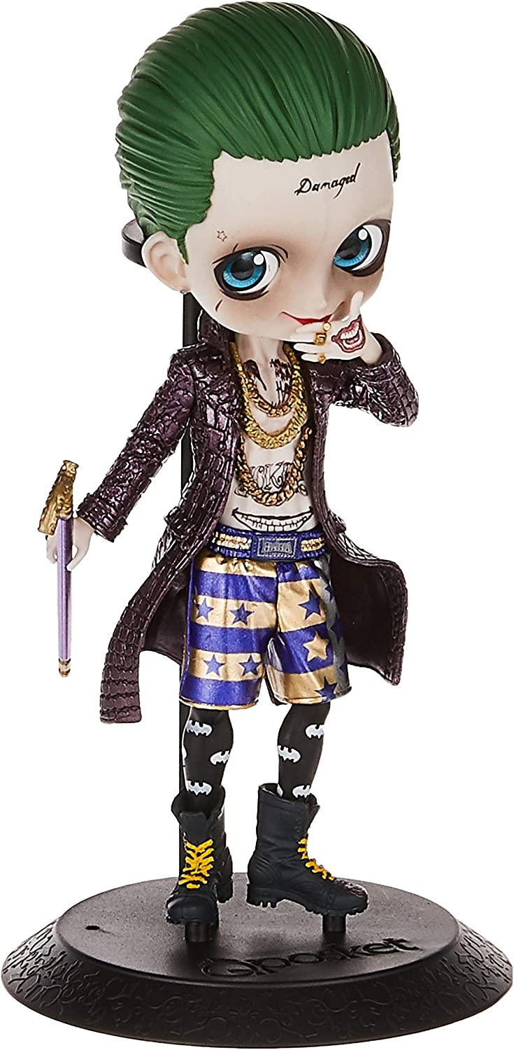 DC Figure Duo — Suicide Squad Q Posket Joker + Harley Quinn New 52 Bishoujo