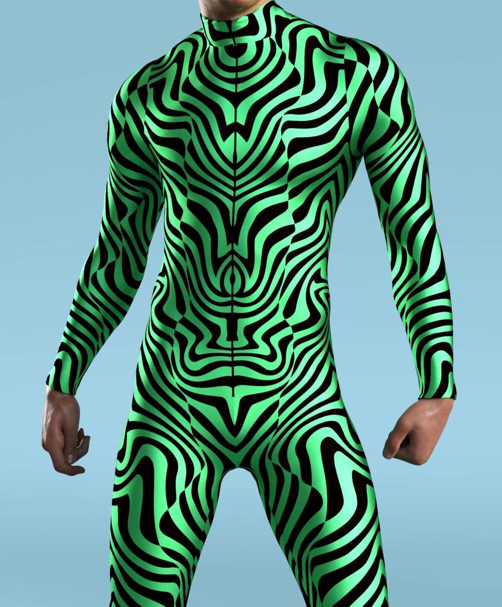 3D Digital Printed Cosplay One-piece Costume — Designs VV016, VV021, VV022 & More — in use