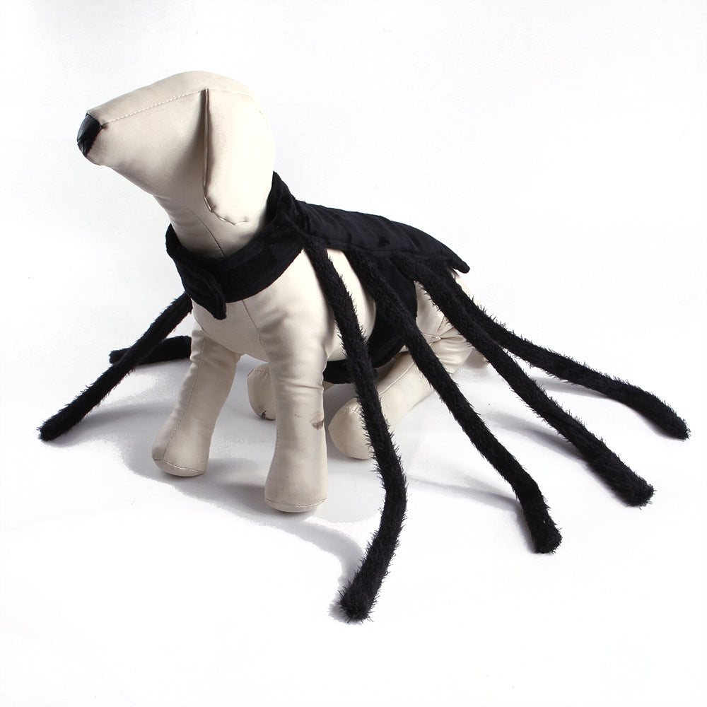 Pet Halloween Funny Spider Chest Back Creative Cat Dog Small Dog Transformation Costume For Dogs Cats Party — packaging