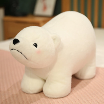 Cute Standing Polar Bear Plush Doll | Magic Stories