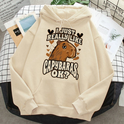 Women's Hip-hop Anime Harajuku Hoodie Sweater — side view