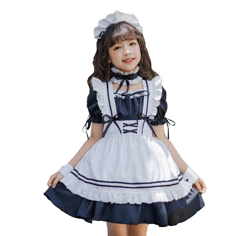 Japan Girl's Black Maid Costume Loli Maid | Magic Stories