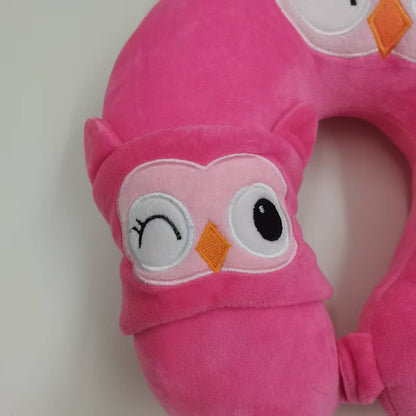 Cute Owl UShaped Travel Neck Pillow Soft | Magic Stories