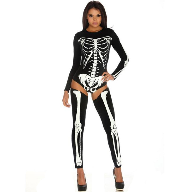 Halloween Cosplay Costume Skull Zombie Uniform — packaging