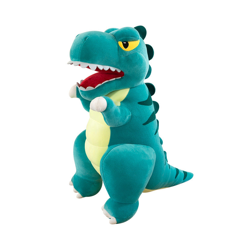 Tyrannosaurus Rex Plush Toy Cute Dinosaur Doll — in use