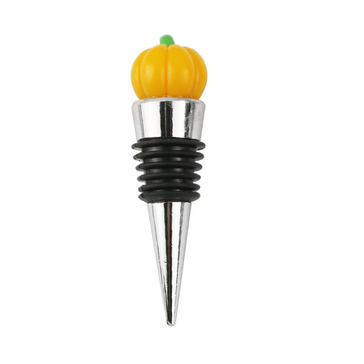 Halloween Resin Wine Bottle Stopper — side view