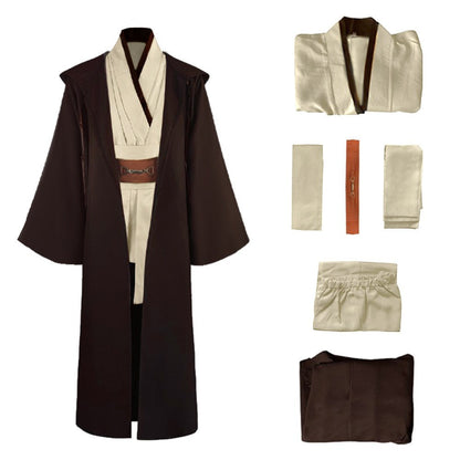 Polyester Men's Halloween Cosplay Cardigan Robe — side view