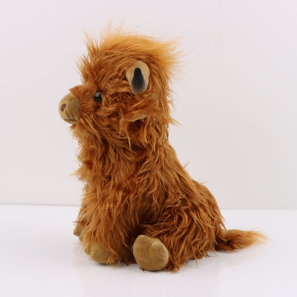 Scottish Highland Cow Plush Toy Long Hair | Magic Stories