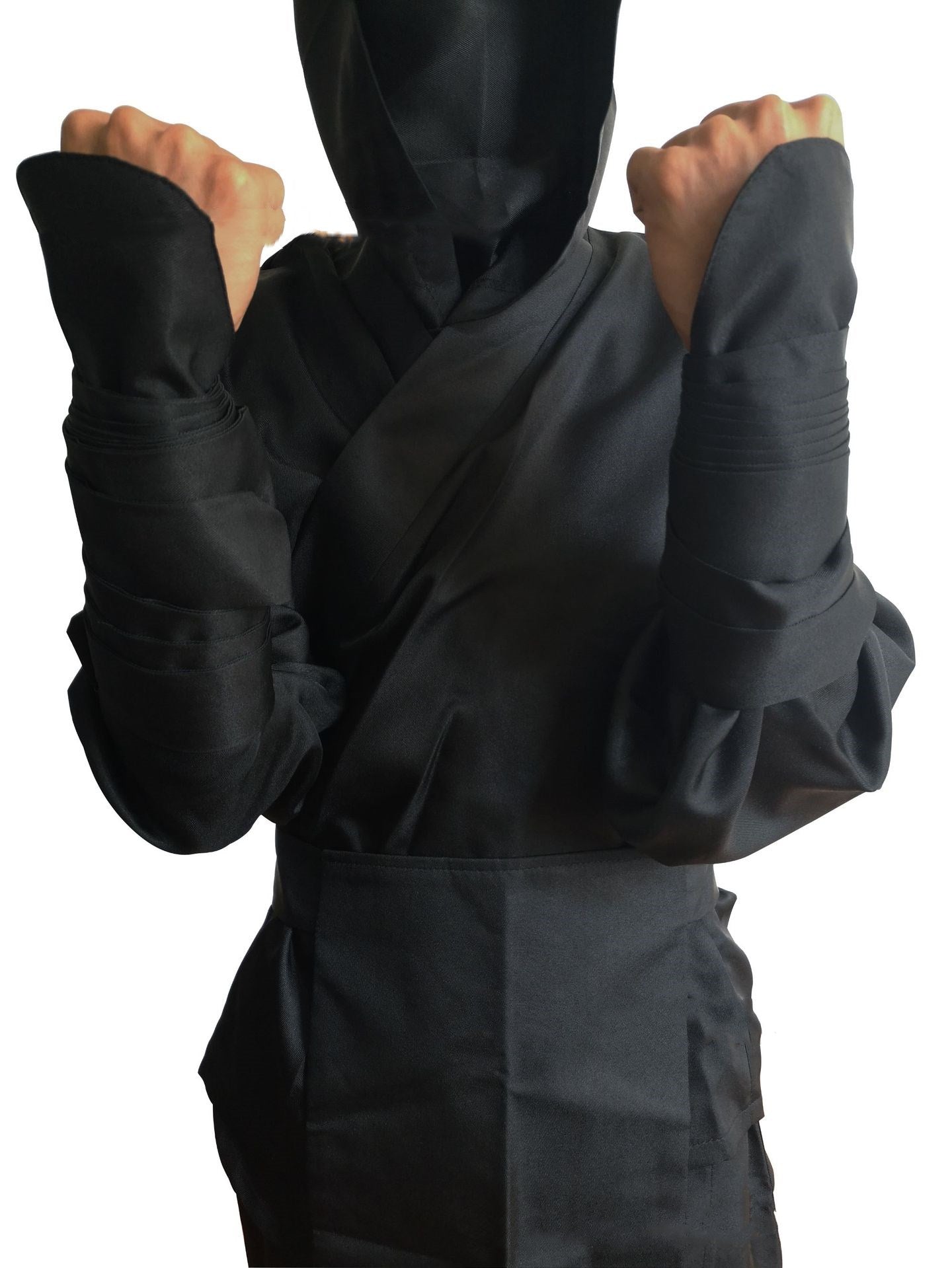 Japanese samurai cosplay Halloween costume — back view