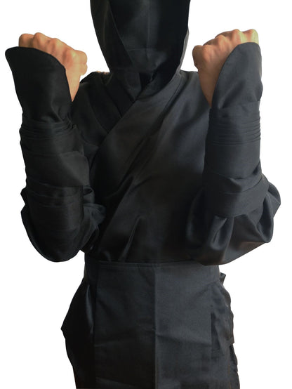 Japanese samurai cosplay Halloween costume — back view