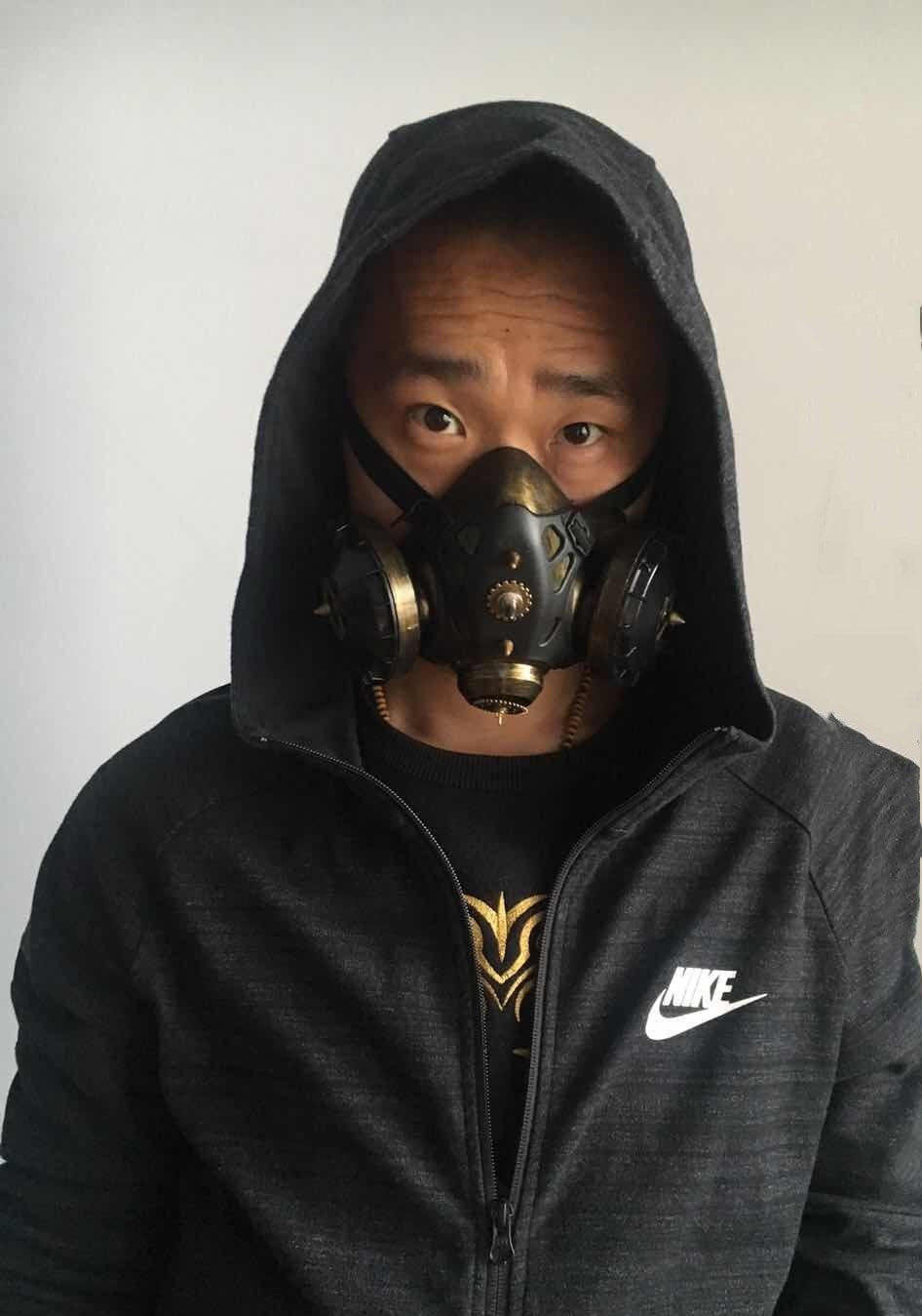 cosplay gas mask — packaging