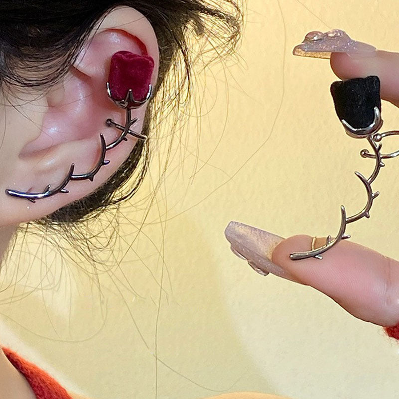 Plush Tulip Ear Stud Ear Bone Clip | Magic Stories