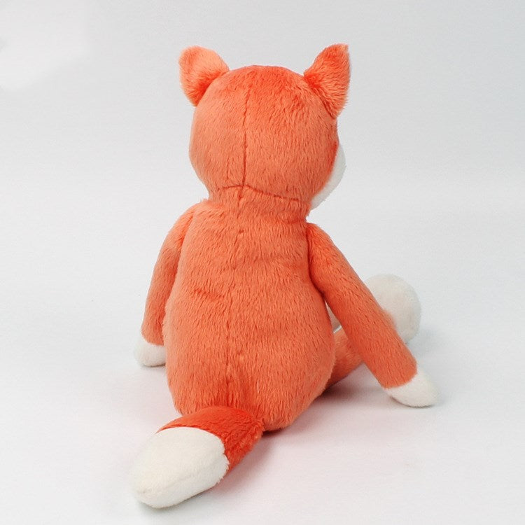 Cute fox plush toy — side view