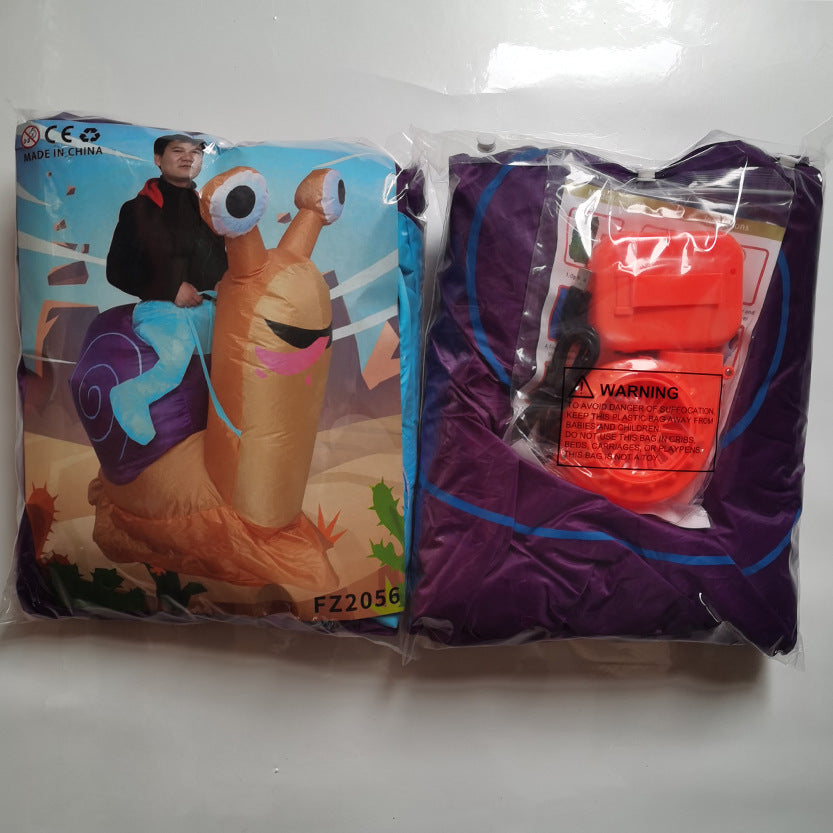 Halloween Dress Up Riding Snail Inflatable | Magic Stories