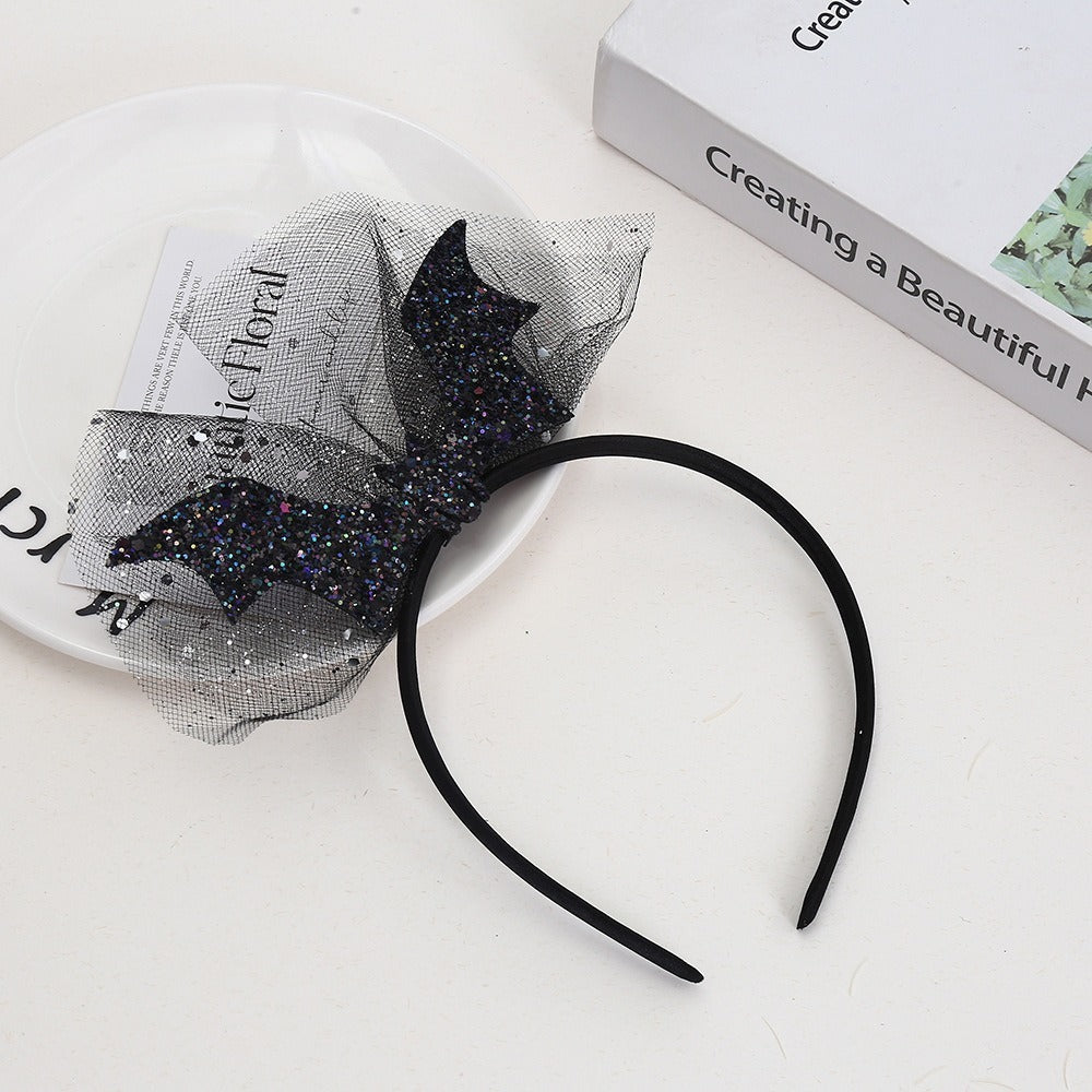 Halloween Mesh Bat Headband | Magic Stories