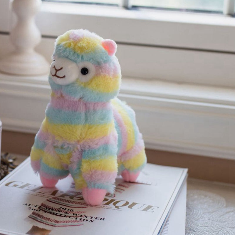 Rainbow Alpaca Doll Plush Toy | Magic Stories